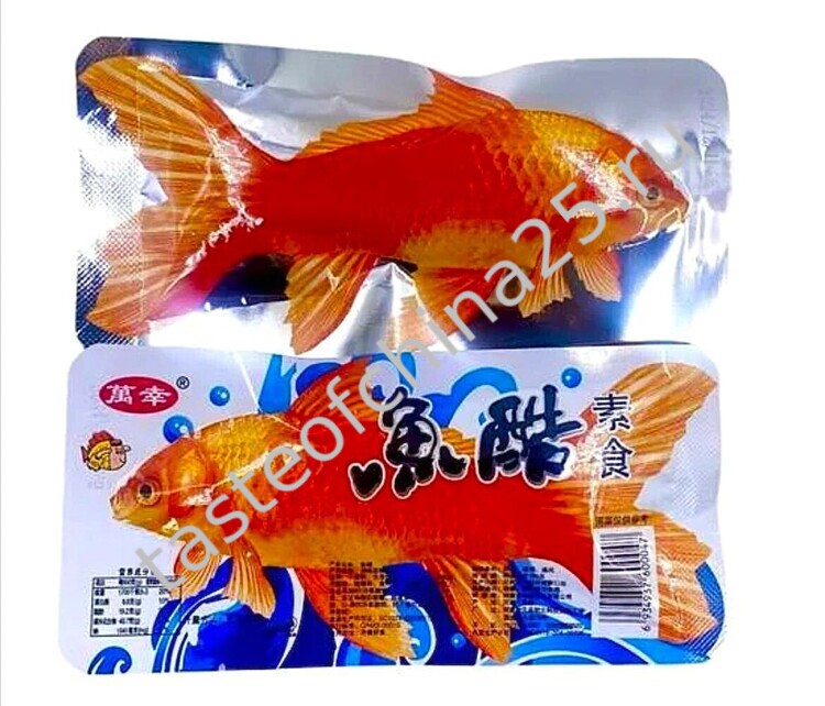 Продукт пшеничный, золотая рыбка. 20гр 1*30*14
