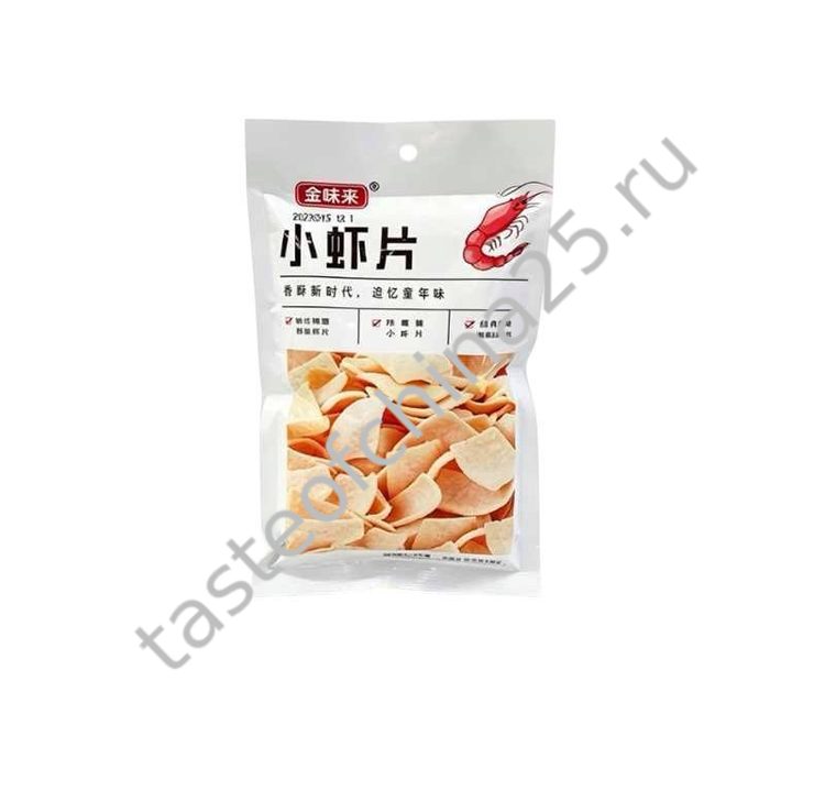 Чипсы  "Цзинь Вэй" вкус Креветка 25g.  1*20*10